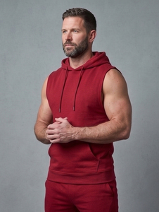 Débardeur à capuche sans manches pour homme, style sportif et respirant, idéal pour la gym et l'entraînement - Product Image 6