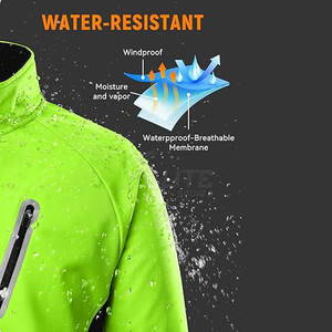 Veste de cyclisme confortable et personnalisée en polyester coupe-vent pour toutes les saisons, conçue pour le cyclisme sur route, la remise en forme et l'activité physique pour hommes - Product Image 3