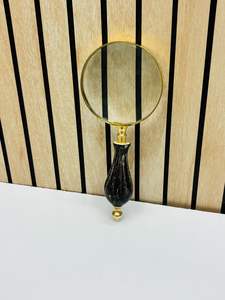 Lupa de mano de latón de 3'' con mango de madera |   Lupa de Inspección Óptica - Product Image 4