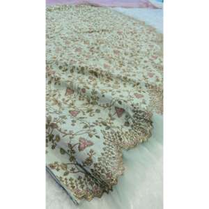 Lehenga Choli de Diseño para Fiestas con Bordado de Hilo y Dori, Otros Accesorios Étnicos - Product Image 6