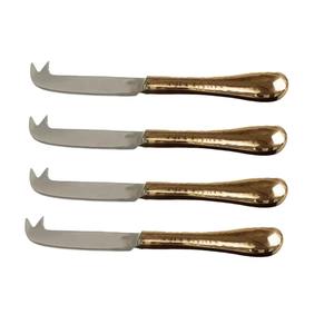 Diseñado para reuniones informales y presentaciones gastronómicas, el juego de cuchillos para queso de metal eleva instantáneamente la experiencia de servir queso. - Product Image 1