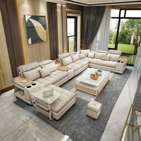 Canapé modulaire rectangulaire en tissu de haute qualité, design moderne, mobilier de salon haut de gamme pour hôtels, villas, écoles