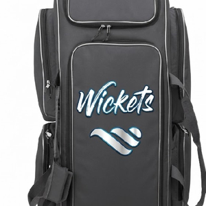 Professional Cricket Kit Bag Heavy Duty Waterproof Sports <b>Backpack</b> with Multiple Compartments and <b>Wheels</b> - Product Image 4