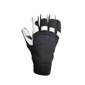 Guantes de Invierno para Mecánicos, Deportes al Aire Libre, Palma de Cuero Sintético, Pantalla Táctil, Ciclismo, Conducción, Trabajo Mecánico Abrasivo - Product Image 3
