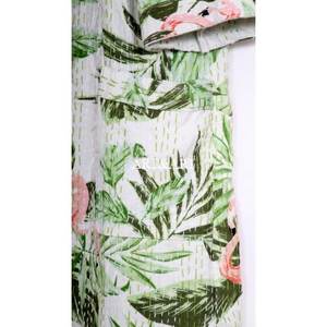 Indian Handmade Cotton Kantha Kimono Robe for Women & Men Summer Beach Wear Floral Design Quick Dry & Breathable Stylish Gift - Product Image 3