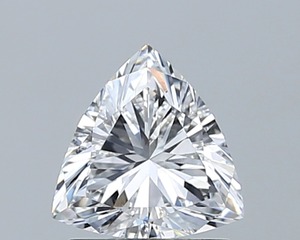 Diamant de laboratoire de 1,06 carat, taille triangle, pureté VS1, certifié IGI, CVD, pierre lâche pour bague de fiançailles unique en forme de trilogramme - Product Image 1