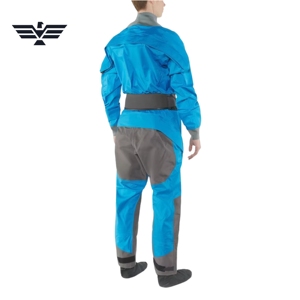 Combinaison de travail professionnelle imperméable en nylon haute visibilité unisexe personnalisable pour sports nautiques et sauvetage - Product Image 5