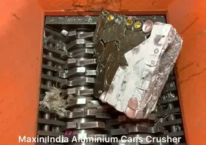 Broyeur de canettes UBC à double arbre, capacité de broyage de 1500 kg/h, pour applications industrielles, broyeurs de métaux de rebut - Product Image 3