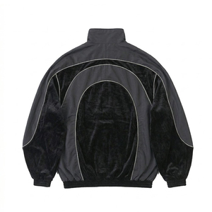 New RTS High Demands Custom Logo Gray Black Men's Nylon <b>Wind</b> <b>Breaker</b> Trouser Sets Windproof Breathable Men Set Highstreet Jacket - Product Image 3