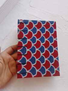 Libreta de direcciones de tapa dura con estampado de algodón, encuadernación de hojas sueltas y páginas de papel de algodón hechas a mano para escribir y dibujar, ideal para regalo. - Product Image 5