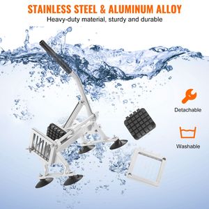 Affettatrice Manuale per Verdure e Frutta in Acciaio Inox e Alluminio da 1/2 Pollice, per Cipolle - Product Image 6