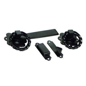 Loquet de porte décoratif à design traditionnel, installation par vis, quincaillerie de porte en fonte durable pour immeuble de bureaux - Product Image 3