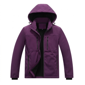 <b>Men's</b> <b>Long</b> Sleeve Hooded Utility <b>Jacket</b> with Full Zip Front and Pocket Details - Product Image 6
