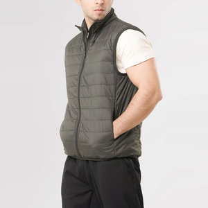 Chaleco Acolchado Casual Sin Mangas de Invierno de Alta Calidad, con Logotipo Personalizado, Transpirable, Cómodo, Impermeable, Cortavientos, con Múltiples Bolsillos - Product Image 3