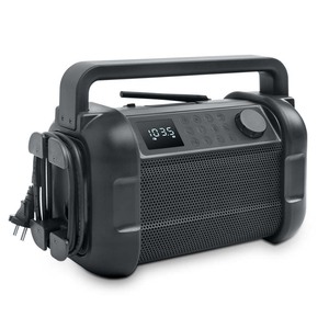 ODM Radio situs kerja Portabel NFC nirkabel untuk 5.0 tangan bebas pemasangan Stereo percikan tahan debu IP64 Built-in dapat diisi ulang - Product Image 3