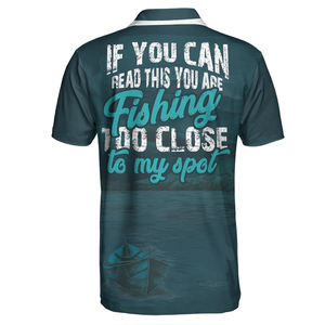 เสื้อโปโลแขนยาวแบบมีซิปครึ่งตัวสำหรับตกปลา ระบายอากาศได้ดี UPF 50 ผลิตตามสั่งสำหรับมืออาชีพ ขายส่ง OEM - Product Image 2