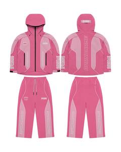 Conjunto Deportivo BNO STUDIOS, Sudadera con Capucha de Manga Larga, Transpirable, de Poliéster, Unisex para Adultos, Color Sólido Otoñal, Estampado por Sublimación - Product Image 2