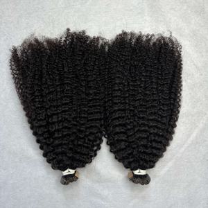 Extensiones de Cabello Humano Vietnamita Virgen con Cinta Adhesiva, Rizo Jerry, Rizo Kinky, Rizo Birmano, Liso Kinky, Doble Trama, de un Solo Donante, de Fábrica - Product Image 4