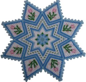 Elegant <b>Round</b> Beaded <b>Table</b> Placemat with Petal-Inspired Floral Design Hand-Beaded Decorative Mat for Dining <b>Table</b> <b>Coffee</b> <b>Table</b> - Product Image 4