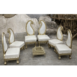 Juego de Sillas para Mandap con Diseño Ambi para Bodas Indias, Elegantes Sillas con Diseño Paisley para Mandap, Modernas Sillas con Diseño Paisley para Mandap, EE. UU. y Reino Unido - Product Image 1