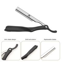 Rasoir de barbier Morje Surgical de luxe en acier inoxydable de haute qualité, couleur personnalisée, logo, lame unique, emballage haut de gamme, manche personnalisé