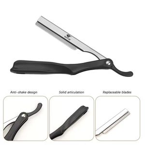 Rasoir de barbier Morje Surgical de luxe en acier inoxydable de haute qualité, couleur personnalisée, logo, lame unique, emballage premium pour barbier - Product Image 2