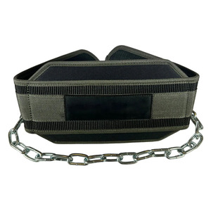 Professional Breathable Adjustable Neoprene Dip <b>Belt</b> Heavy Duty <b>Chain</b> for Fitness Workout Pull Ups Weightlifting Training - Product Image 4