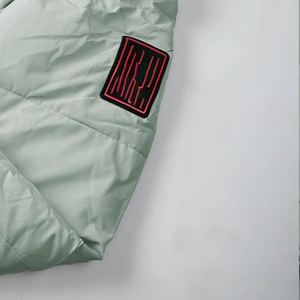 Veste matelassée à capuche pour homme, coupe-vent, color block, manteau d'hiver décontracté, coupe régulière, fermeture éclair, rembourrage en polyester - Product Image 5
