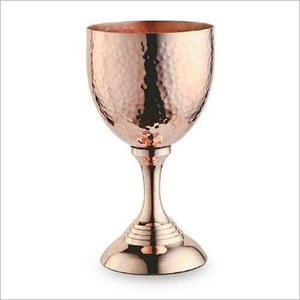 NEHA ENTERPRISES Tasse en cuivre émaillé artisanal classique, motif floral, anti-fuite, sans BPA, pour les fêtes, la maison, le vin/la bière - Product Image 3