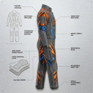 Custom Made Lightweight Winter Heated Waterproof Zipper Unisex One-Piece Ski Overalls Snowboard Set 10,000mm - Product Image 4