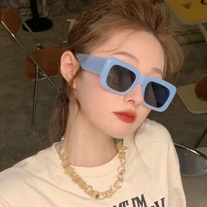 High Aesthetic Value Minimalist Box <b>Sunglasses</b> Retro Outdoor Street Photography Women's <b>Sunglasses</b> - Product Image 2