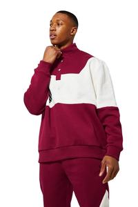 ชุดวอร์มสเวตเตอร์แบบมีแถบสีสำหรับผู้ชายชุดวอร์มผ้าฟลีซสำหรับฤดูหนาว - Product Image 2