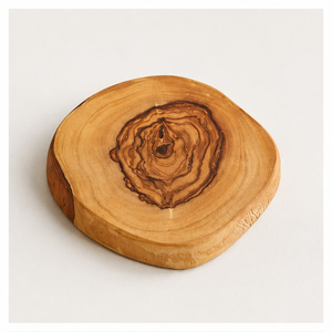 Juego de posavasos artesanales de madera de olivo rústica al por mayor, tapetes de madera natural de primera calidad para bebidas, para decoración del hogar, hoteles y restaurantes. - Product Image 5