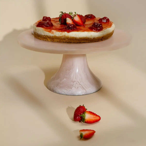 Support à gâteau en résine avec bord doré pour mariage et occasions spéciales - Product Image 6