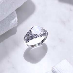 Anillos de Plata de Ley 925 con Piedras Preciosas Naturales, Precio al por Mayor, Joyería de Anillos de Plata - Product Image 2