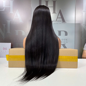 วิกผมลูกไม้แท้100% ชาวเวียดนามสีดำธรรมชาติสีดำแบบคู่ - Product Image 1