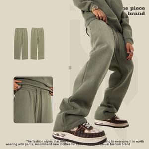 Nesta Sports <b>Men</b>’s High-Waisted Sweatpants Relaxed Fit Soft Fleece Straight-Leg Drawstring <b>Lounge</b> <b>Pants</b> for Cozy Daily Wear - Product Image 3