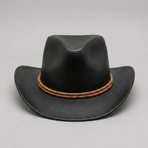 Chapeau haut de forme victorien en cuir fait main, style classique, couronne haute, chapeau de costume vintage pour mariages gothiques, événements steampunk et événements historiques - Product Image 6