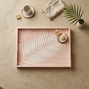 Premium Bone Inlay Serving Tray Handmade Decorative <b>Platter</b> For Hospitality Events And Home Entertaining - Product Image 6