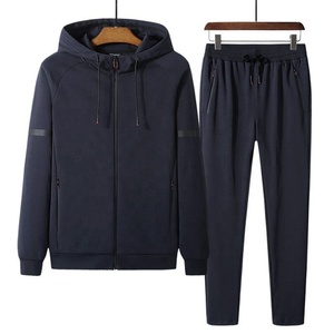 New Arrival Men's Full Front Zipper Hood & Pants Homme Sweat Suit Melegito Training Wear Trenerka Spordidress Traningsoverall - Product Image 1