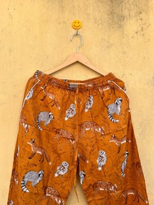 Conjunto de Pijama de Algodón con Estampado Animal para Mujer, Manga Larga, Cuello Mao, Ropa de Dormir Informal, Tejido Suave, Estilo Primavera - Product Image 5
