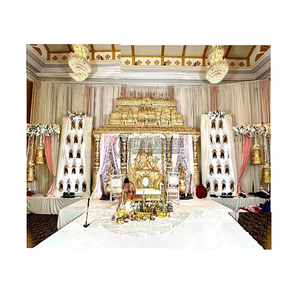Grand Mandap Decor for South Indian <b>Wedding</b> Durable Fiber Reinforced Plastic - Product Image 1