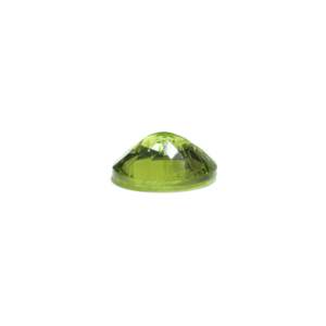 Loose Peridot Gemstone 4.62 Carat Oval Cabochon Emerald Cut Faceted for Fine Jewelry - Product Image 3