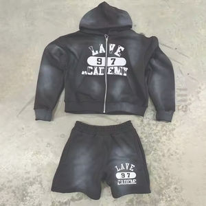 Superb Innovative <b>Short</b> Set Oversized Comfortable <b>Men</b> Sets Two Piece Custom Hoodie And <b>Short</b> Set For <b>Men</b> Made Pakistan - Product Image 2