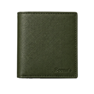 Olive Green Genuine <b>Leather</b> Vintage Luxury <b>Men's</b> Short <b>Wallet</b> Compact <b>Bifold</b> Coin Purse Card Holder for Daily Use - Product Image 1