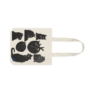 New Good Quality Custom Printed Logo Winter Open Cotton Canvas Tote <b>Bag</b> Woven Handled Portable Fashion Shopping <b>Gift</b> - Product Image 2