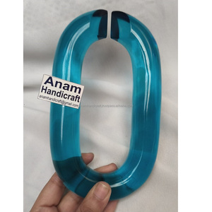 Adornos de Pared de Cadena Acrílica Modernos Personalizados, Hechos a Mano, Adornos Colgantes de Resina Modernos para Decoración del Hogar, Listos para el Festival Diwali - Product Image 1