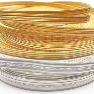 Tresses et lacets en fil de bullion doré de haute qualité, style fermeture éclair, écologiques, pour uniformes de pilote - Product Image 6