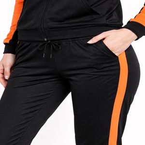 Nouvel article : Survêtement élégant et uni pour femme, style streetwear, look sportif, écologique, coupe-vent, confortable, parfait pour la salle de sport et le jogging - Product Image 5