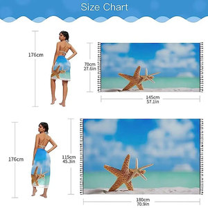 Sarong de plage pour femme, best-seller, une pièce, décontracté, confortable et léger. - Product Image 5
